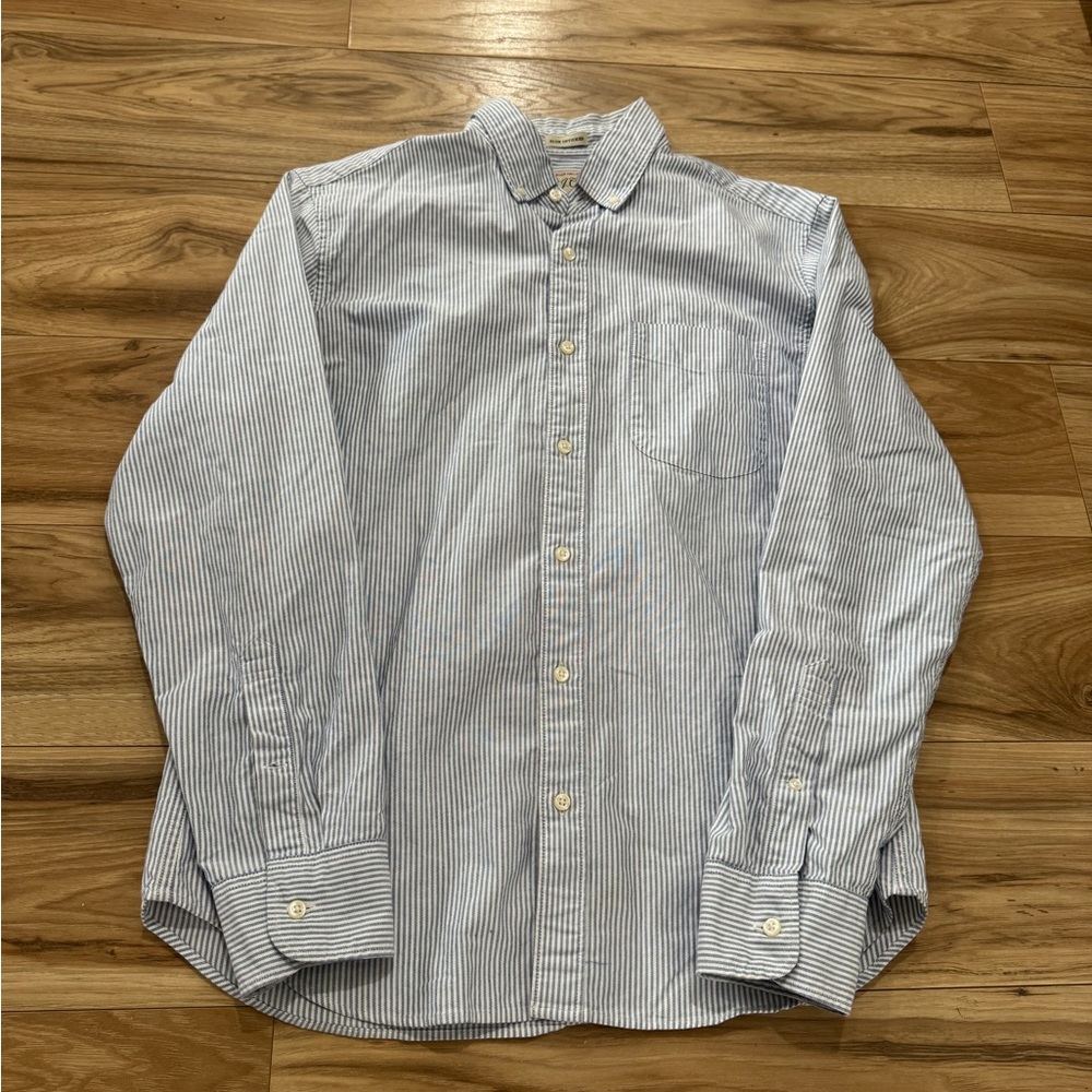 Men's Blue Striped Shirt